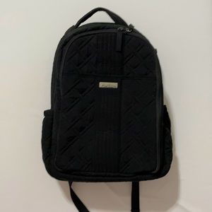 Vera Bradly Backpack Diaper Bag Quilted Black